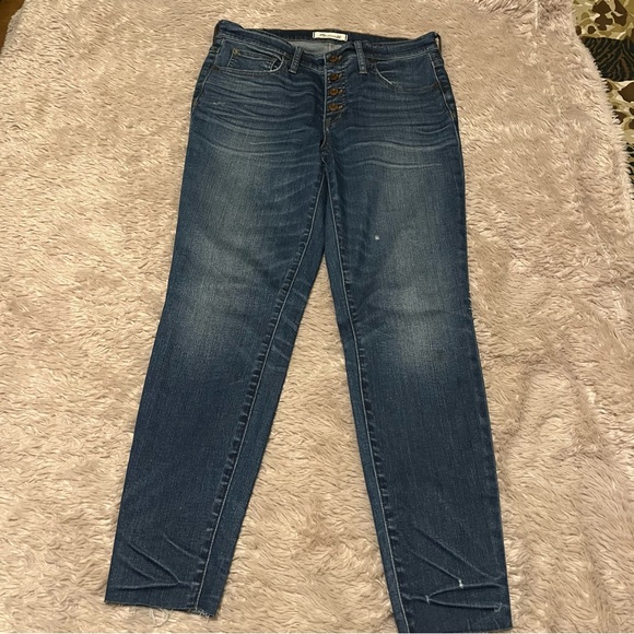 MADEWELL 9” High Riser Skinny Jeans - size 30 - - Picture 2 of 12